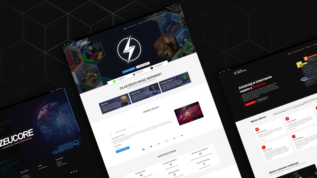 Strona ZeuCore v2.0